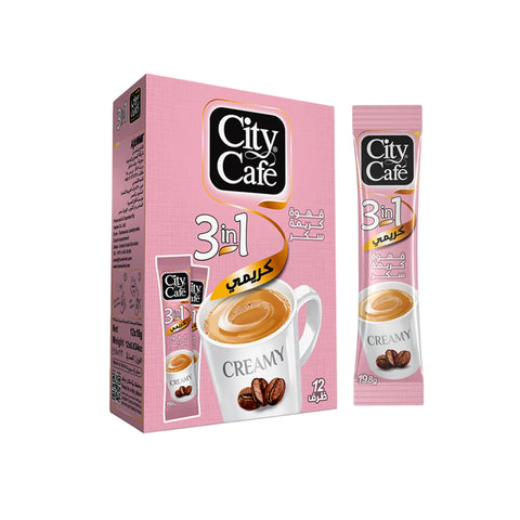 City Cafe Creamy 3in1 Instant Coffee 12 sachets