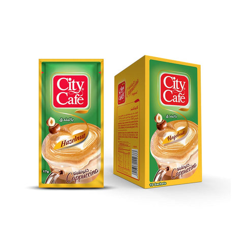 City Cafe Hazelnut Cappuccino - 10 sachets