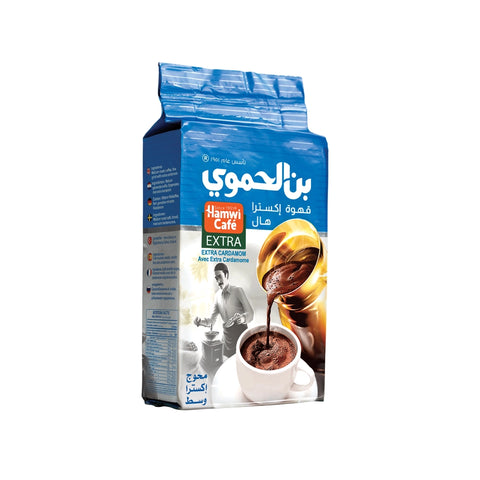 Hamwi Cafe Medium Roasted Turkish Coffee (Extra cardamom) – 90g & 180g