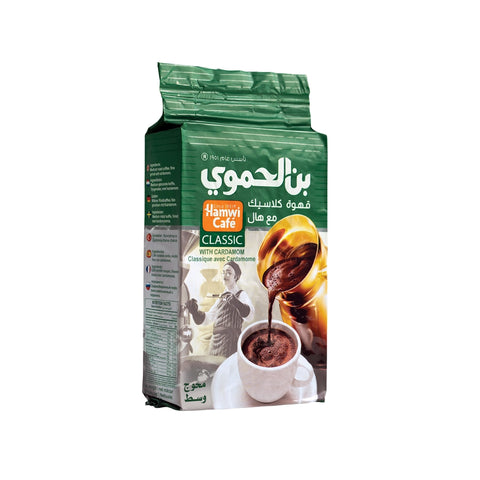 Hamwi Cafe Medium Roasted Turkish Coffee (With cardamom) – 90g & 180g