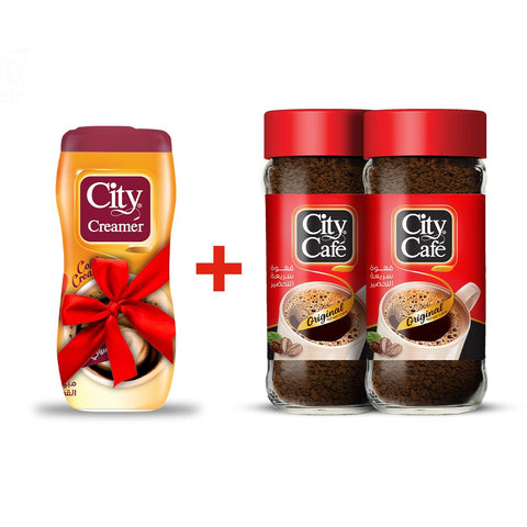 Offer: 2 City Cafe Original 80g + Free Coffee Creamer 170g