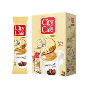 2 In 1 - City Cafe Instant Coffee - Sugar-Free - Box Containing 24 Sachets, Enough For 24 Cups Of Instant Coffee