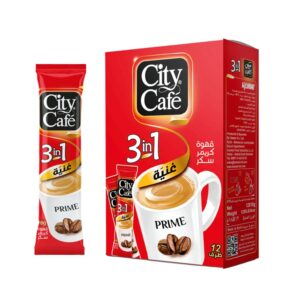 3 In 1 - City Cafe Instant Coffee - Box Containing 24 Sachets, Enough For 24 Cups Of Instant Coffee