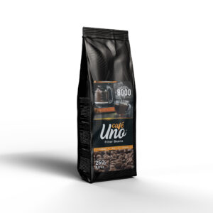 RPM 8000 - Uno Cafe - American Filter Coffee Beans - 100% Natural from the Finest Coffee Farms - Smooth - 250g