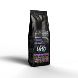 The Destination - Uno Cafe - American Filter Coffee Beans - 100% Natural from the Finest Farms - Smooth - 250g