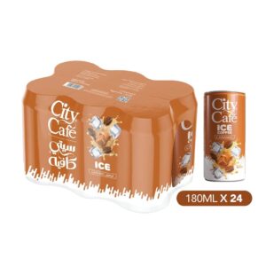Caramel Iced Coffee City Café - Box - 24 Cans - 180ml