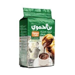Hamwi Cafe, Medium Roasted Turkish Coffee With Cardamom, 90g, a blend of Robusta and Arabica beans from the world's finest coffee fields